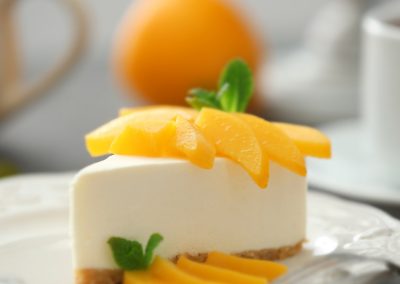Cheesecake de Durazno Del Monte® Frutas
