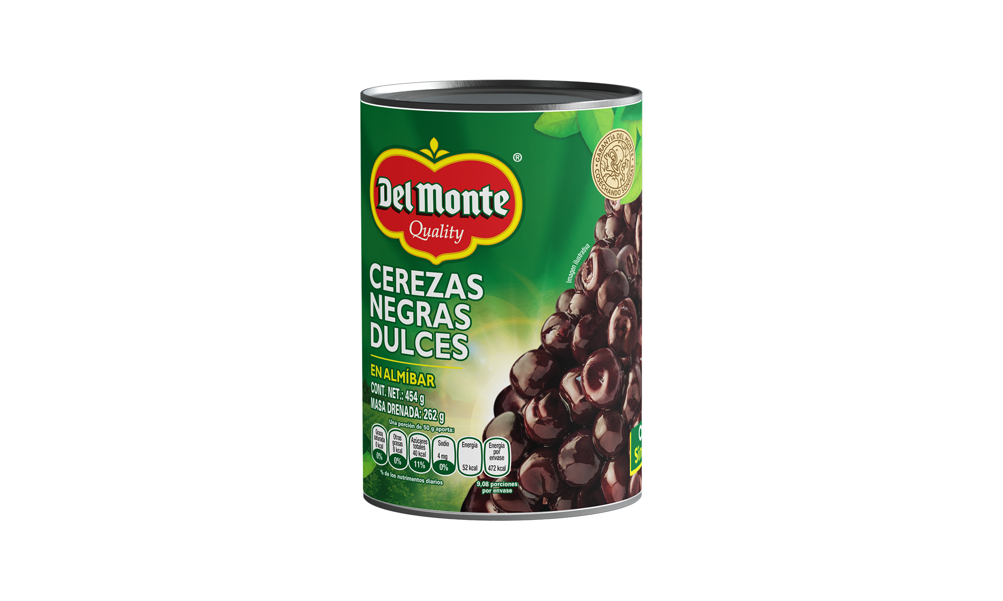 Cerezas Negras 454 g Del Monte Frutas Cerezas Negras 454 g Del Monte Frutas