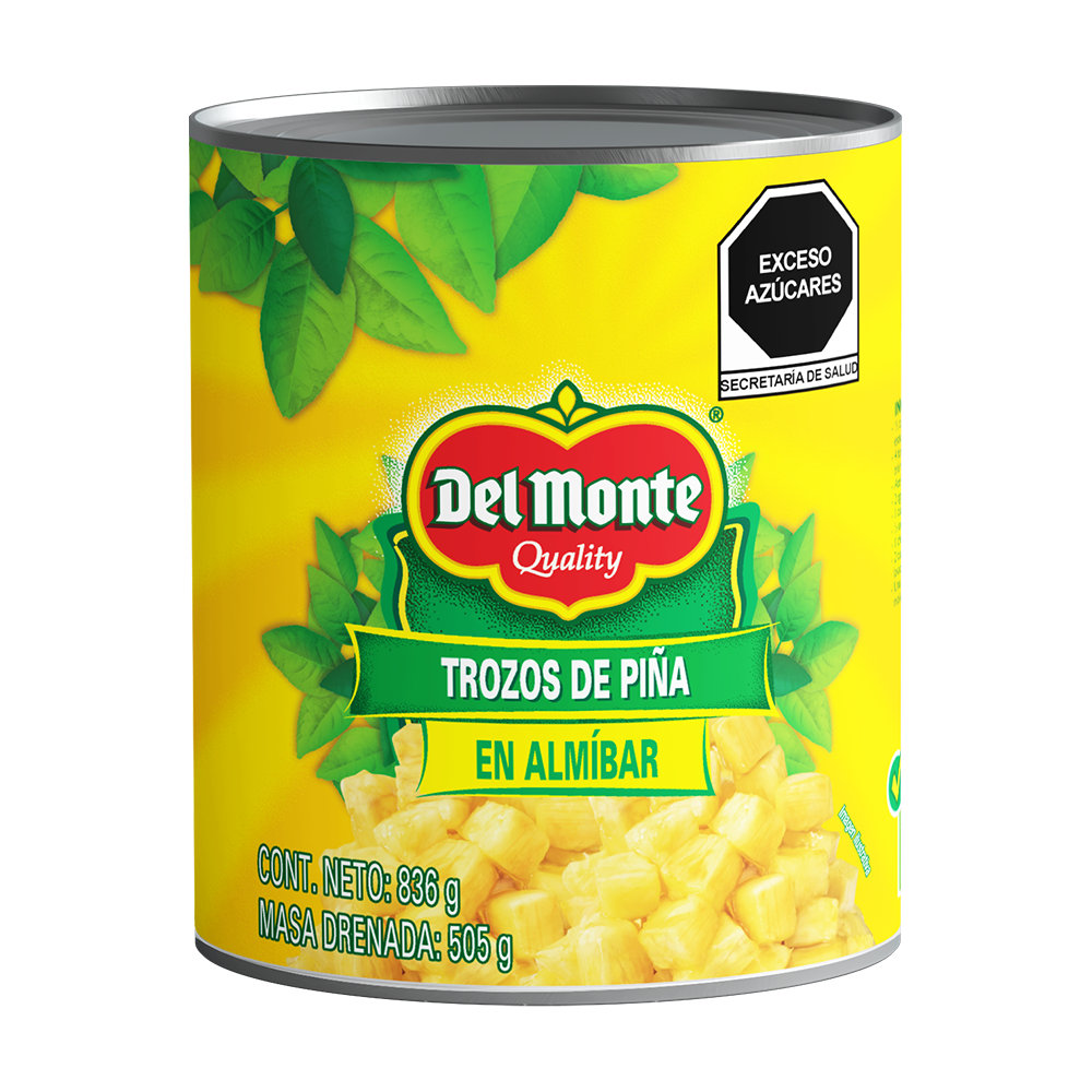 Trozos De Piña 836 g - Del Monte Frutas